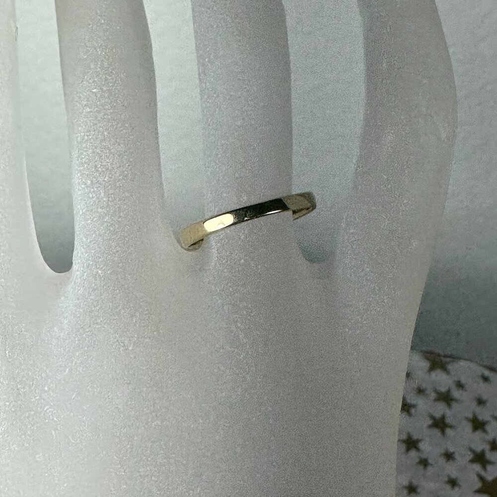 NEW 14K Real Gold and Sapphire Ring - Picture 3 of 9